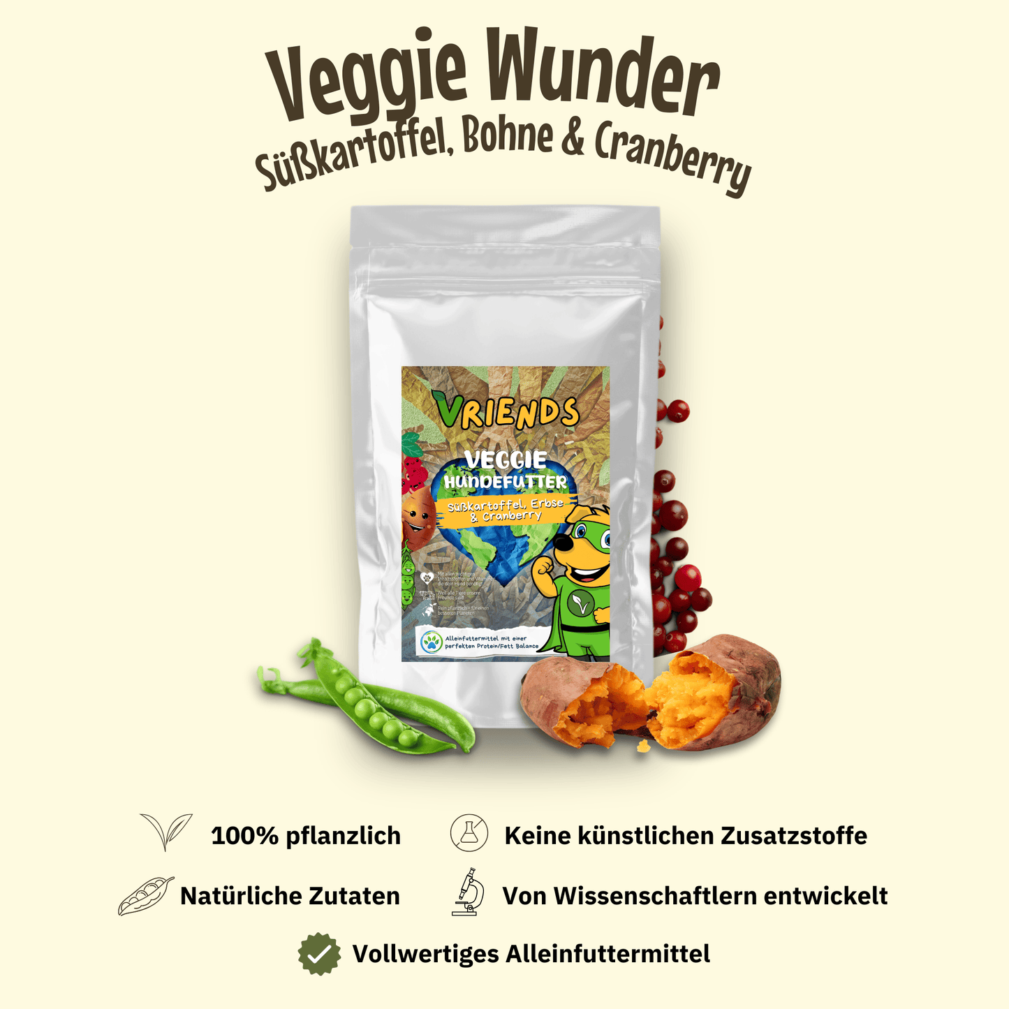 Vriends Veggie Hundefutter